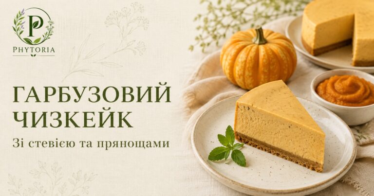 Зріз гарбузового чизкейка та гарбузове пюре — Phytoria