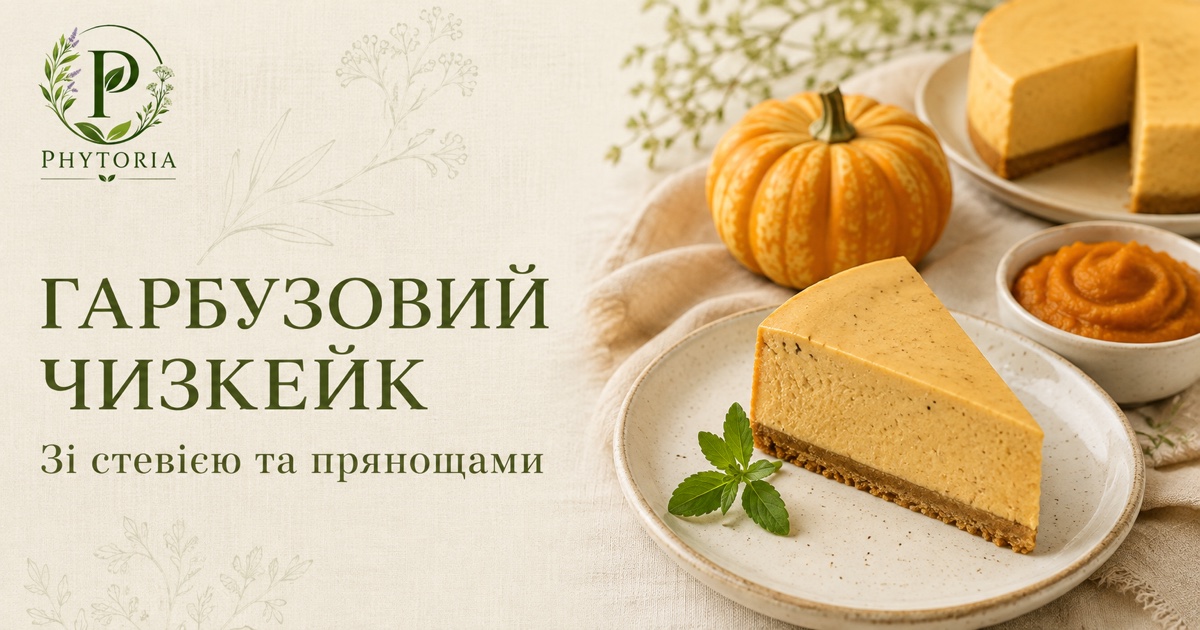 Зріз гарбузового чизкейка та гарбузове пюре — Phytoria